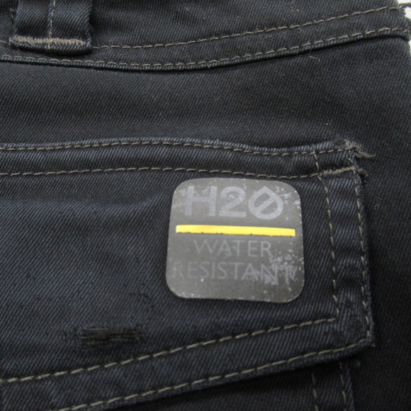 CAT Work Pants Mens 36x31 Black Carpenter Cordura Double Knee Pad Holder Roofing - Picture 14 of 16